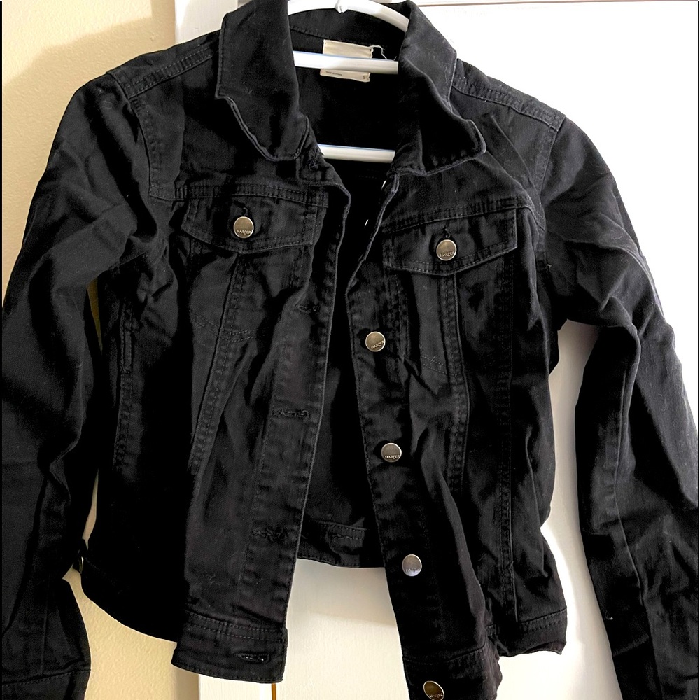 New black jean jacket